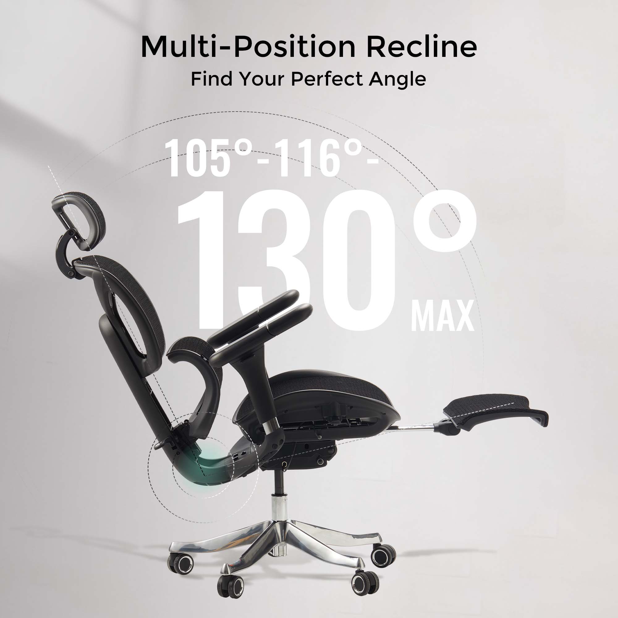 S9 Pro Ergonomic Office Chair with One-Touch Adjustment