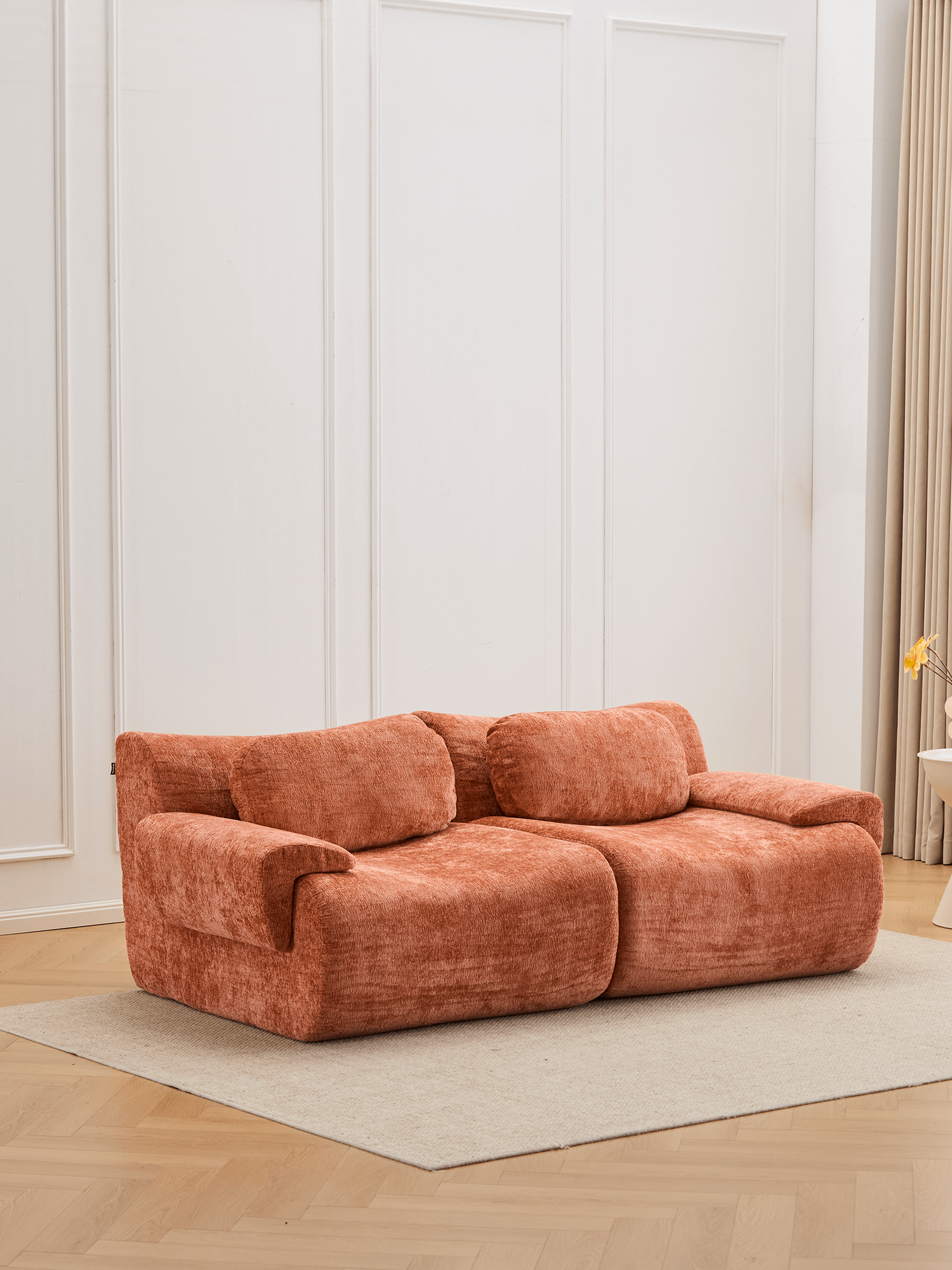 Nephele Modular Sectional Compressed Sofa