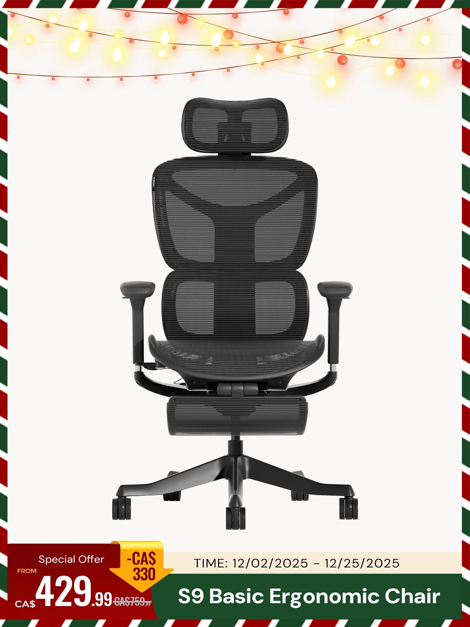 S9 Basic Ergonomic Office Chair