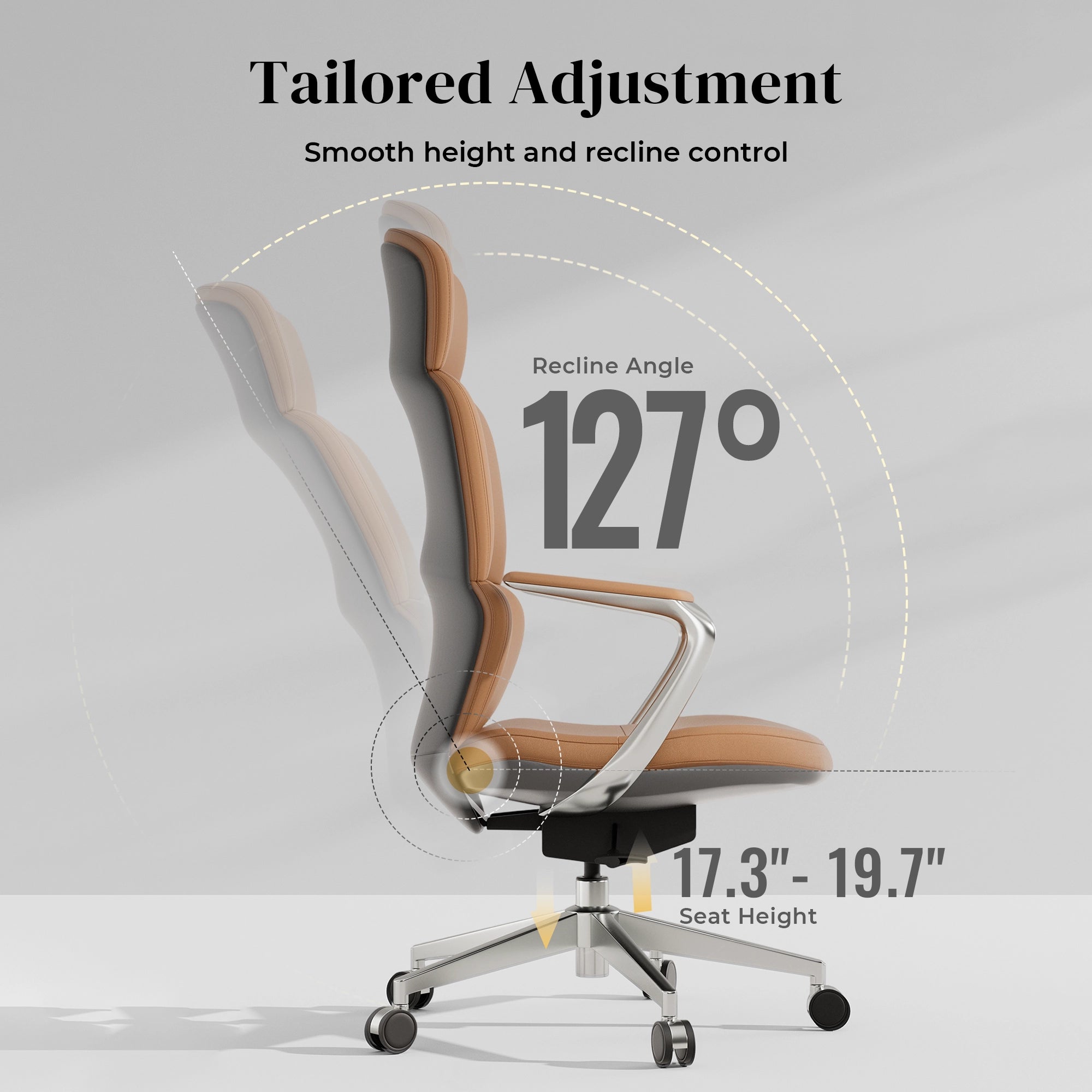 Nolan Leather Chair with Classic Design