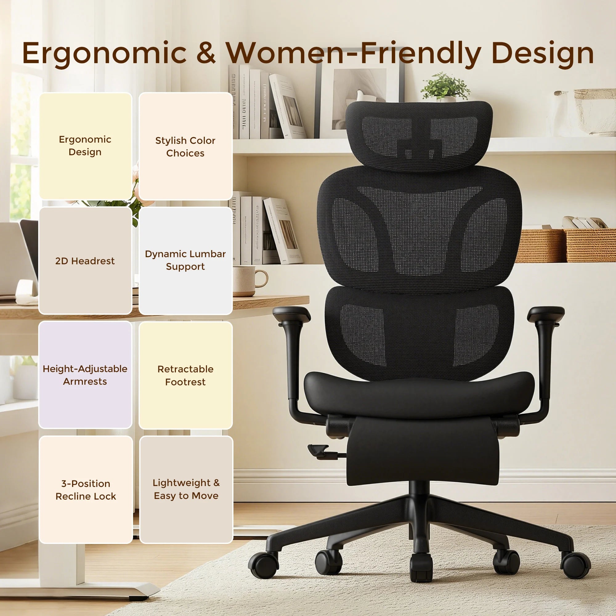 S3 Office Chair with Colorful Lifestyle Design