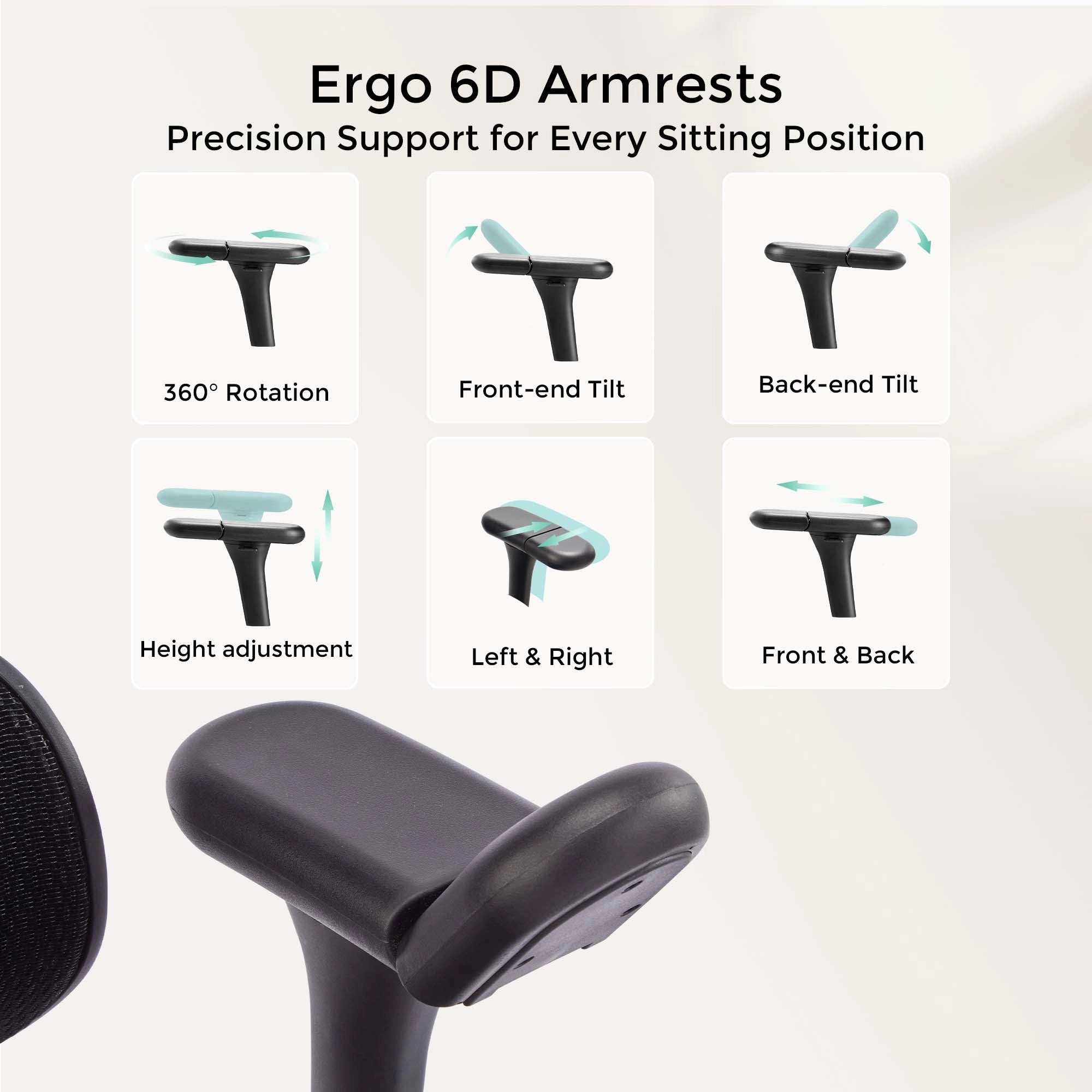 S9 Pro Ergonomic Office Chair with One-Touch Adjustment