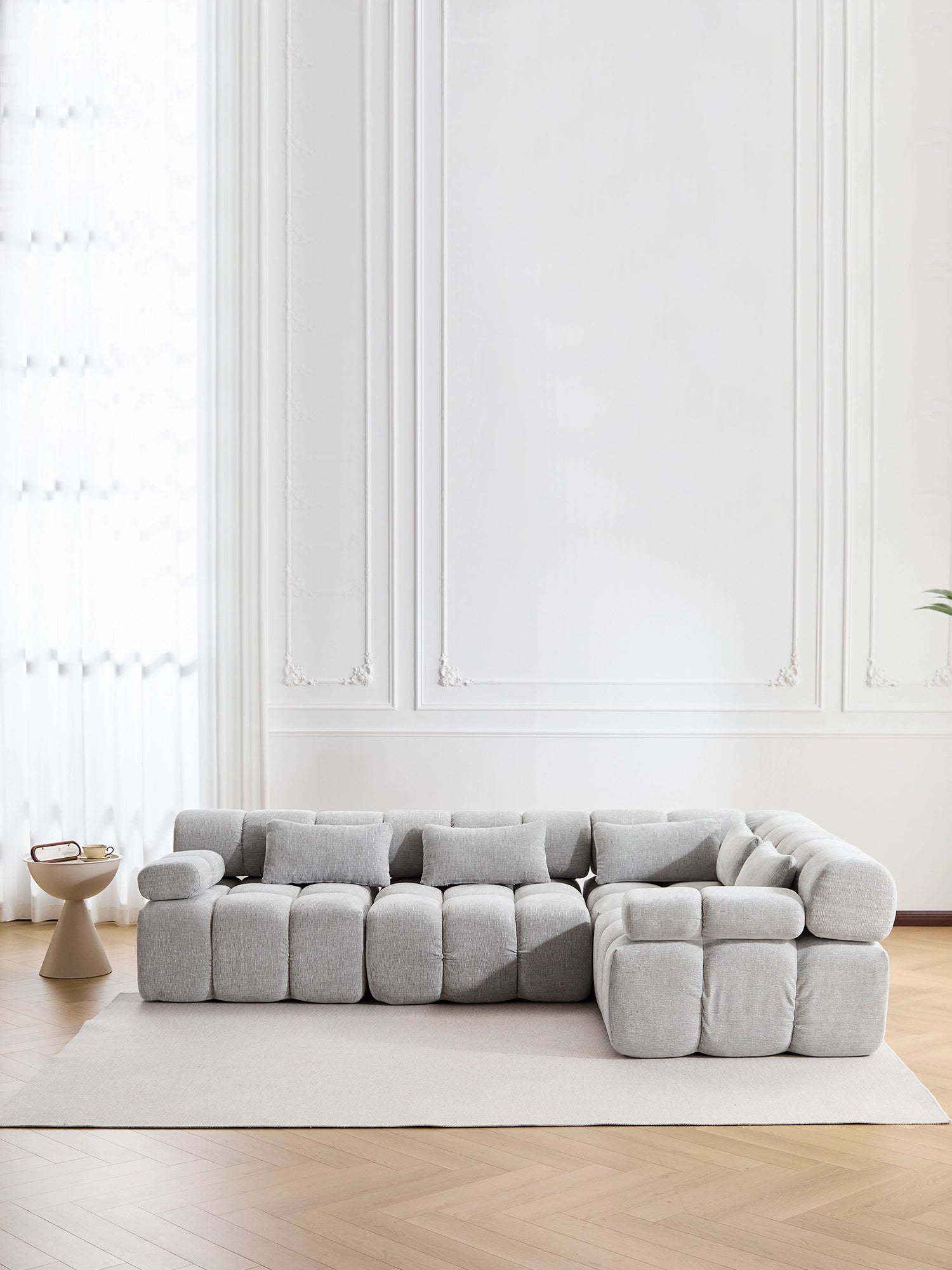 Dionysus Luxury Design Compressed Sectional Sofa