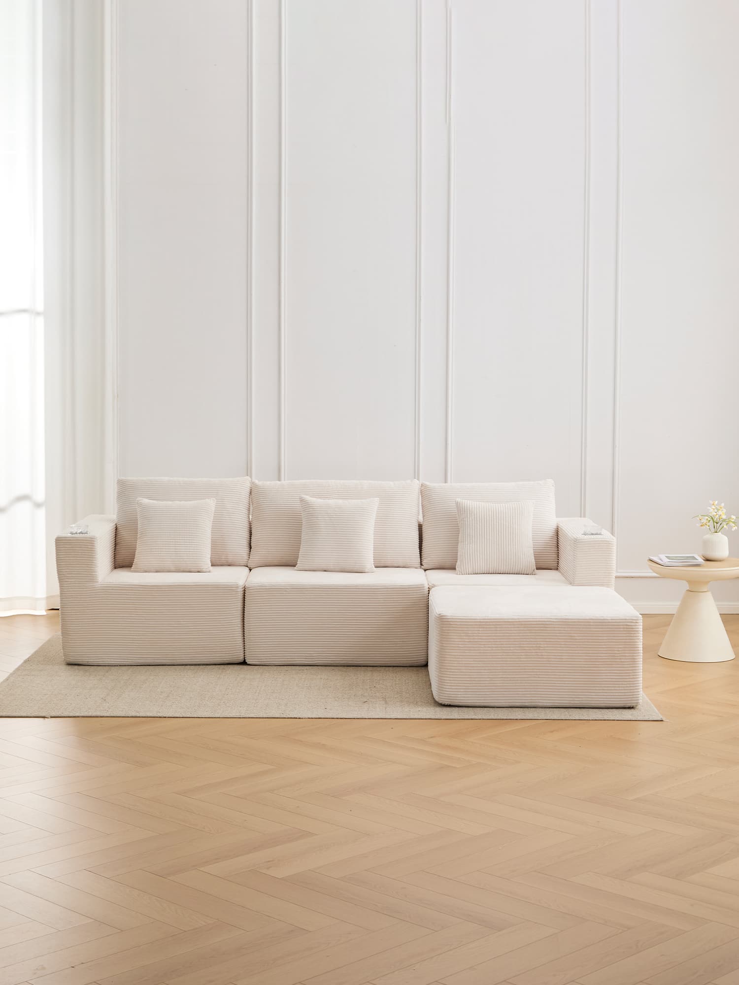 Hestia Modular Sectional Compressed Sofa