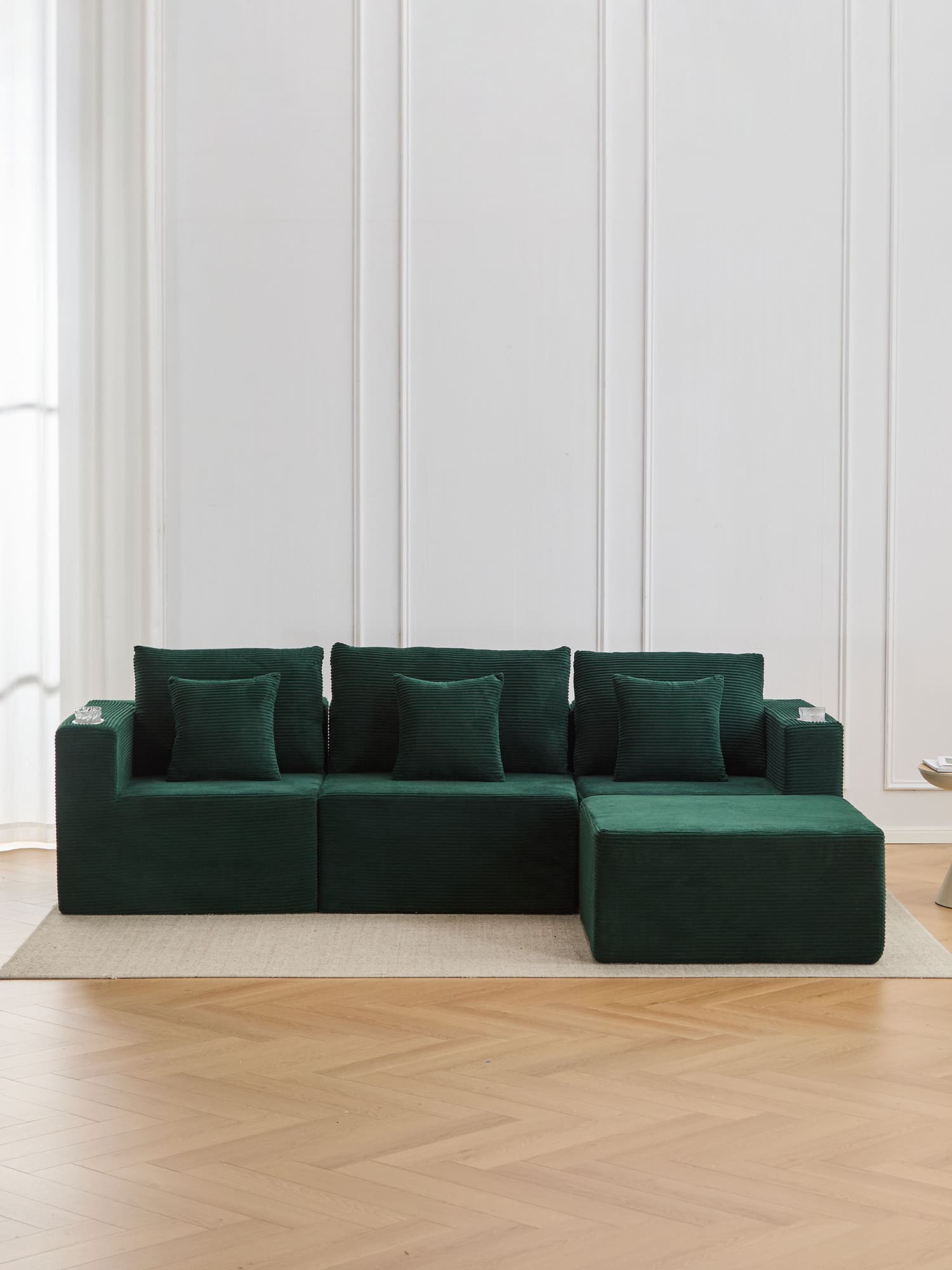 Hestia Modular Sectional Compressed Sofa