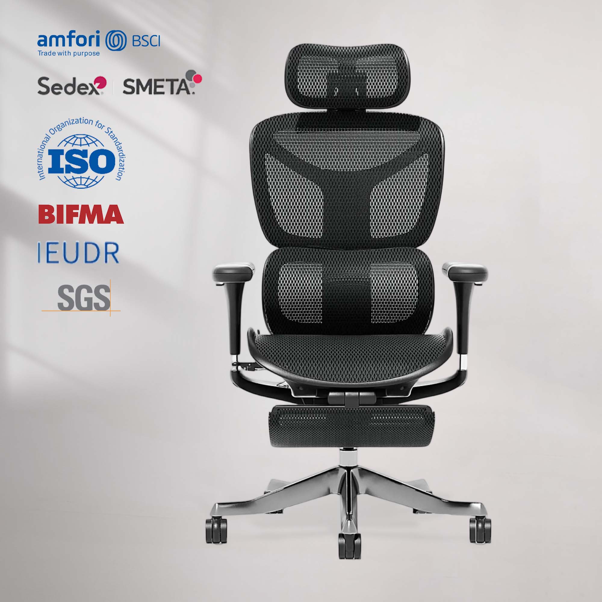 S9 Pro Ergonomic Office Chair with One-Touch Adjustment
