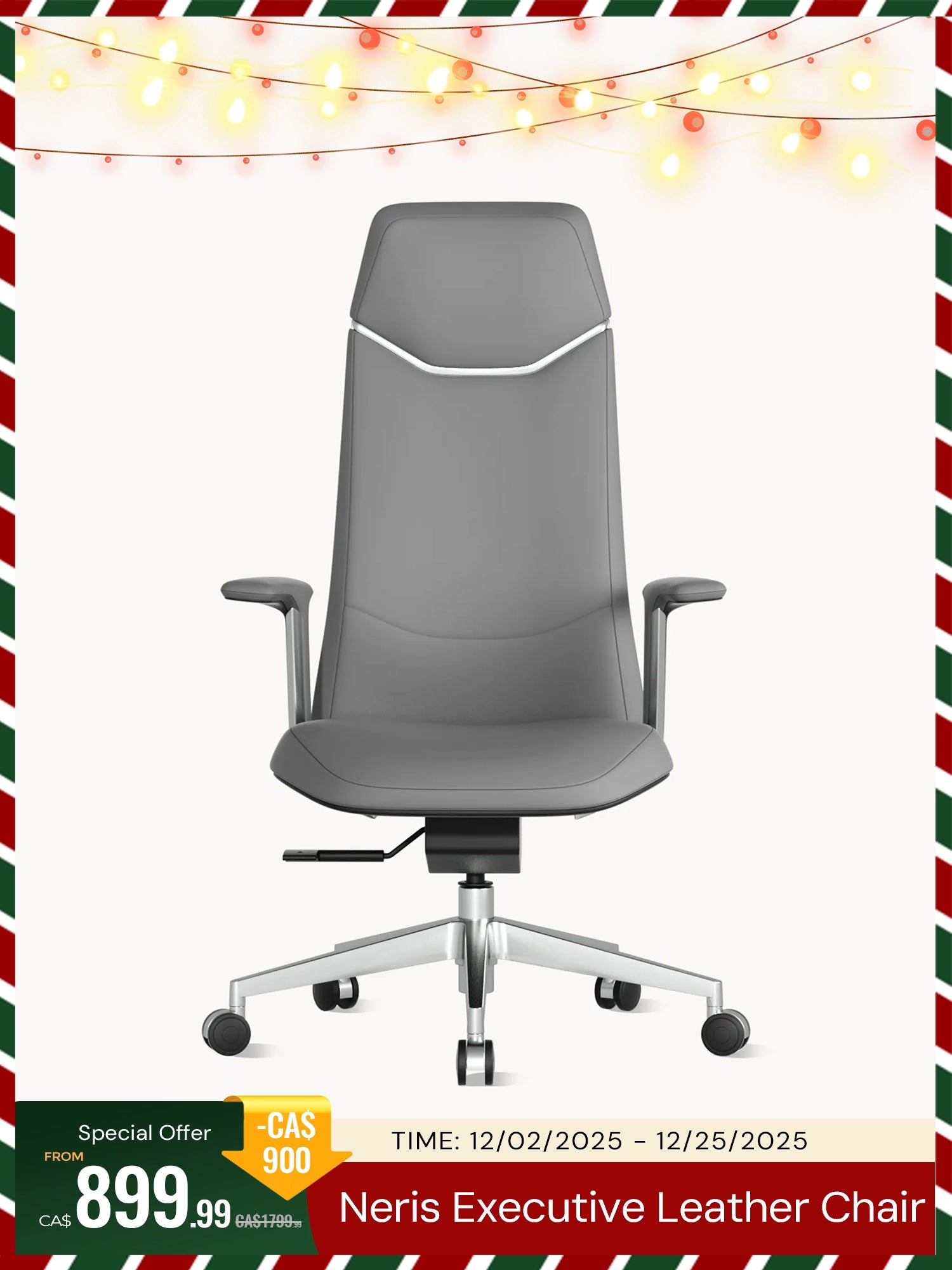 Neris Executive Leather Office Chair