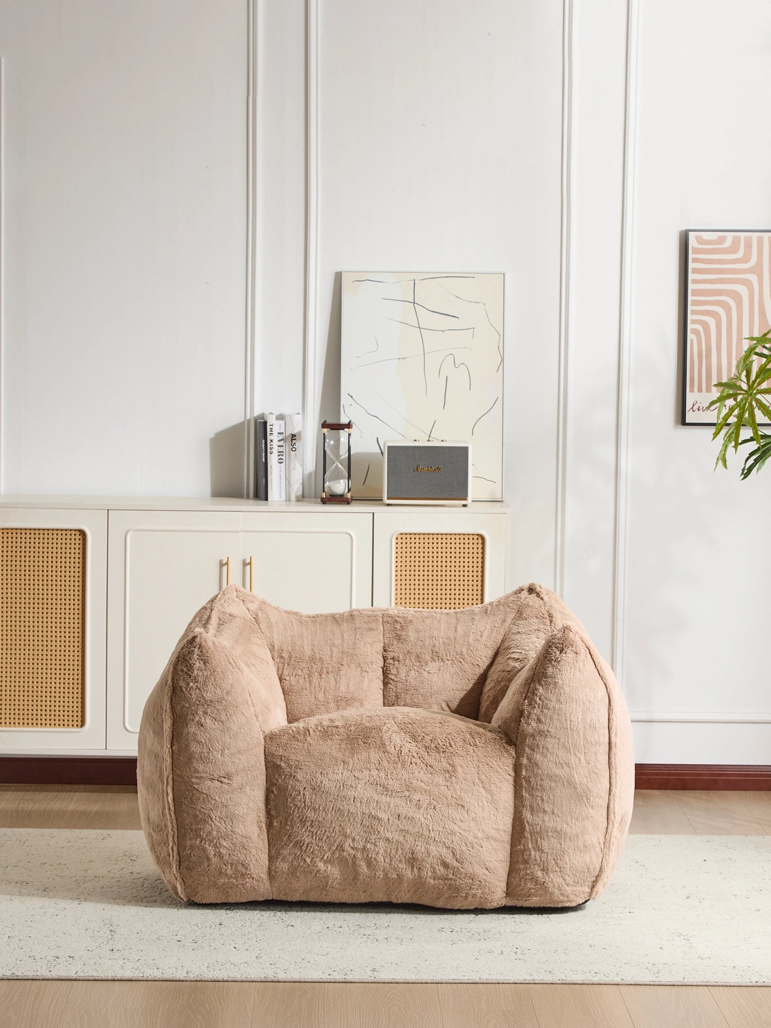 Hypnos Plush-Feel Compressed Single Sofa