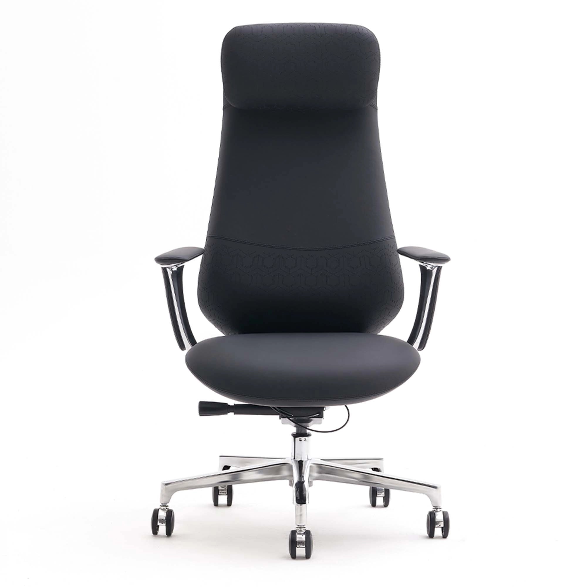 Neta Premium Leather Chair with Headrest