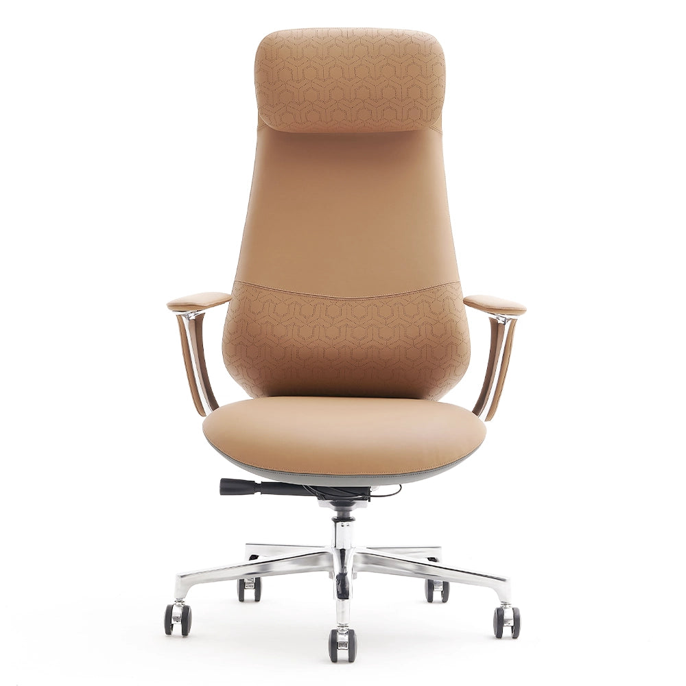 Neta Premium Leather Chair with Headrest