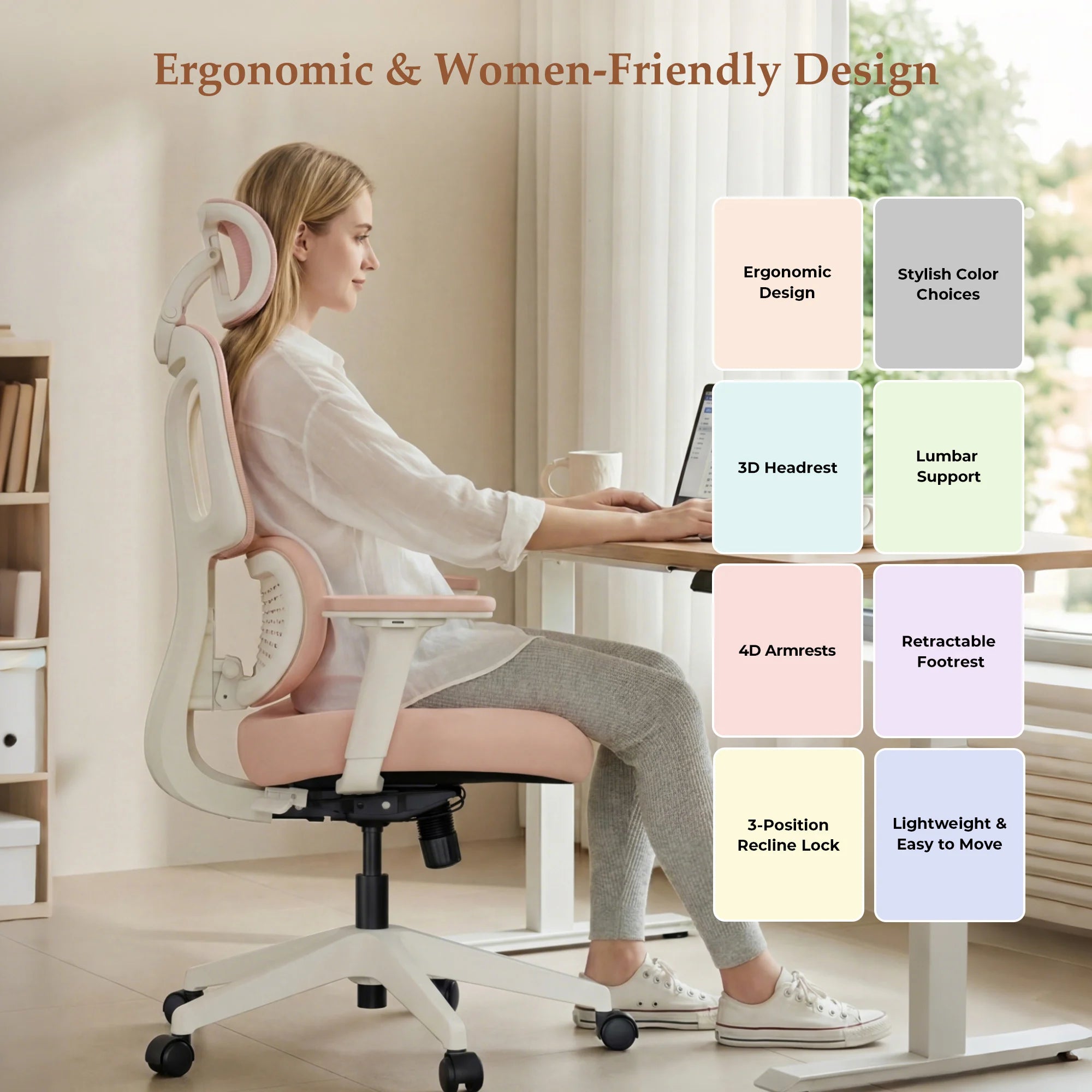 S3 Pro Office Chair with Colorful Lifestyle Design
