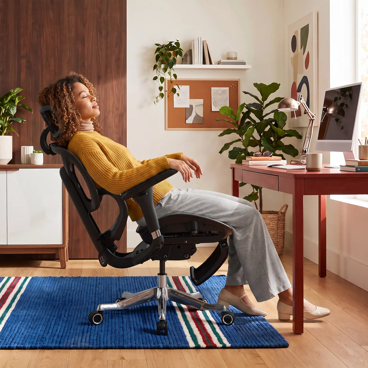 S9 Pro Ergonomic Office Chair with One-Touch Adjustment